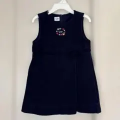 ファミリア　ワンピース・ジャンバースカート 100cm ネイビー