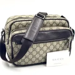 美品 GUCCI ショルダーバッグ クロスボディ メッセンジャー GGスプリーム 2025年最新】ggスプリーム メッセンジャーバッグの人気アイテム