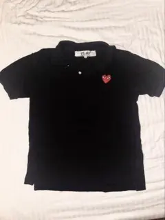 COMME des GARÇONS PLAY 紺ポロシャツ 赤ハート 新品タグ付 - メルカリ