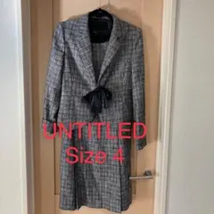 美品　アンタイトルワンピーススーツ