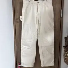 Dickies ダブルニー　ペインターパンツ アイボリー　生成