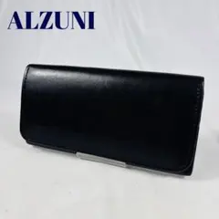 ALZUNI アルズニ　 二つ折り長財布　オールレザー　ブラックのサムネイル