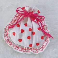 fancy a la mode ファンシーアラモード　ハート柄　巾着　ポーチ