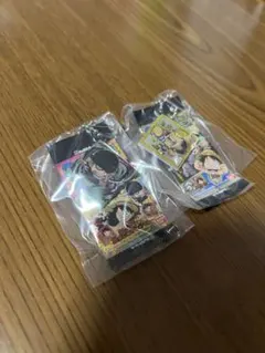 ワンピース　大海賊シールウエハース　ミニチュアチャーム　2点　ゾロ　ウソップ