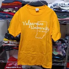 90sホンジュラス製S古着メンズオレンジプリントロゴtシャツUSA直輸入