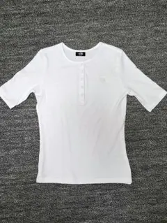 試着程度 ノースフェイス ヘンリーネック Tシャツ 白のサムネイル
