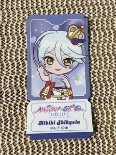 アイカツ プリパラ カツパラ 合同ライブ チケット風ステッカー 紫京院ひびき