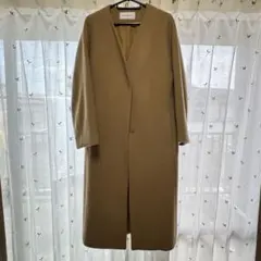 【美品】URBAN RESEARCH レディスコート(ノーカラーVネックコート)のサムネイル