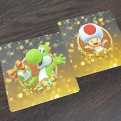 丸の内 キノピオ　ヨッシー コースター 丸の内BRIGHT　HOLIDAY