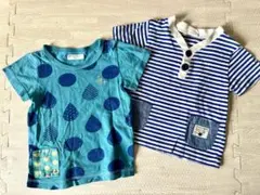 キムラタン他90cmTシャツ2枚セット