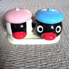 キャラクター型陶器小物入れ（ペア）