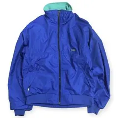 patagonia 90s USA製 シェルドシンチラジャケット S ブルー