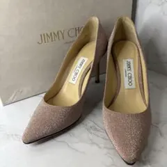 ✨JIMMY CHOO ジミーチュウ　グリッター　ラメ　パンプス ハイヒール