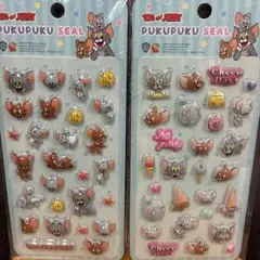 トムとジェリー ぷくぷくシール 2枚セット③