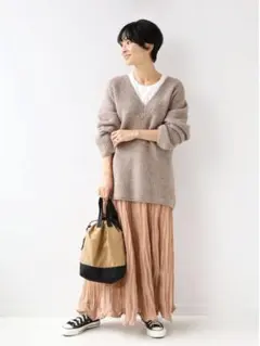 秋物★ジャーナルスタンダードレリューム ワッシャープリーツスカート定価9900円