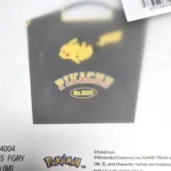 ボールアンドチェーン ポケモン ピカチュウ エコバッグ ブラックM