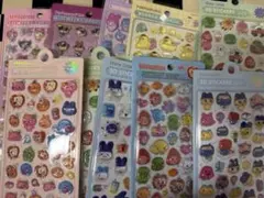 3Dキャラクターステッカーセット