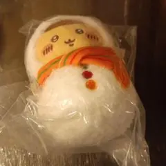 ちいかわエニマイくじくりまんじゅう雪だるま ぬいぐるみマスコット