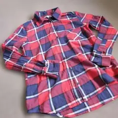 【ユニクロ】Mサイズ　フランネル　長袖シャツ