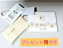ディズニーストア　プーさん　PAUL & JOE 花柄巾着付きパスケース
