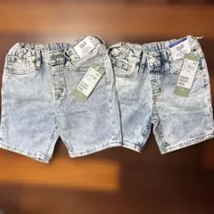 ⭐︎半額以下H&Mデニムショーツ 90cm 110cm 2点セット