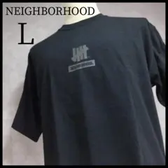 リバーシブル・肉厚生地】ネイバーフッド Tシャツ 炭黒×カーキ XL相当 
