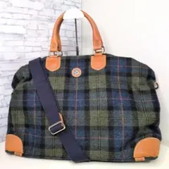 バブアー　2wayボストンバッグ　Barbour チェックバック バブアー 2wayボストンバッグ Barbour チェックバック - メルカリ