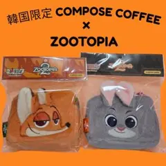 韓国限定 日本未発売 ズートピア2 ジュディ ニック ポーチ コンポーズコーヒー