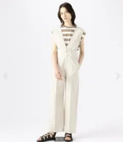 MACPHEE コットンリネンチノ2wayコンビネゾンのサムネイル
