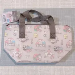 新品匿名 サンリオキャラクターズ 保温&保冷アルミバッグ ランチトート保冷バッグ