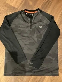 Tommy Hilfiger カモフラージュ ハーフジップ LL