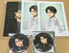 進撃の巨人　Dignified 　BOX購入特典　缶バッジ　リヴァイ　アニメイト