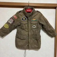 【11/24まで】DOUBLE.B ミリタリーパッチジャケット 100