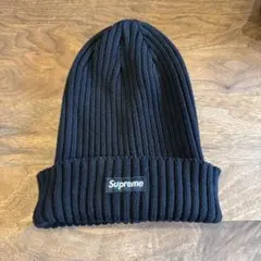 Supreme ブラック ニット帽 100%コットン Supreme（シュプリーム） ネコポス送料無料☆25FW Supreme New Era Box