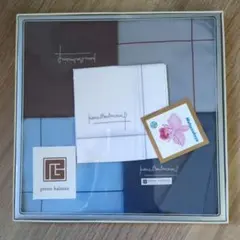 【新品未使用】pierre balmain ハンカチ 5枚セット