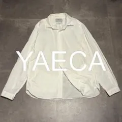 【YAECA】ホワイトコンフォートシャツ 長袖 綿 M ヤエカ スナップボタンのサムネイル