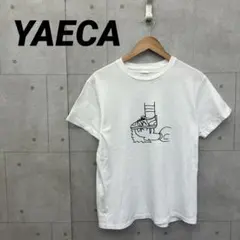 YAECA ヤエカ STOCK ストック Ｔシャツ プリント 白のサムネイル