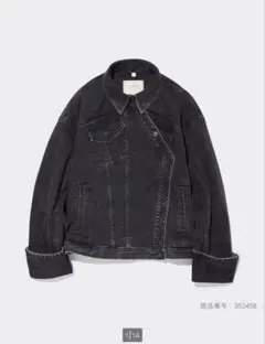 MOUSSY DOUBLE BUTTON デニムジャケット ブラック 美品 - メルカリ