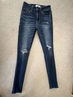 AZUL by MOUSSY スキニーダメージデニム XS