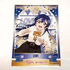 ラブライブ μ's お台場 THEキャラカフェ 特典 ブロマイド 園田海未