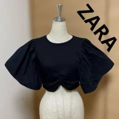 ZARA バタフライスリーブトップス