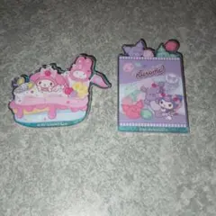 サンリオ アクリルブローチ クリームinスナック マイメロディ　クロミちゃん