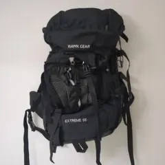 【美品】HAWK GEAR EXTREME55リュック黒55L大容量登山防災人気のサムネイル