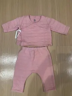 PETIT BATEAU ピンク オーガニックコットン セットアップ6m67cm