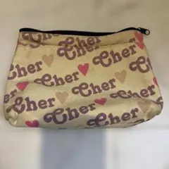 Cher ロゴ ハート柄 ポーチのサムネイル