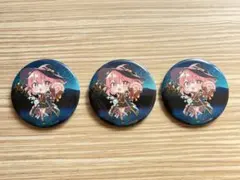 カラフルピーチ　のあ　魔法学園　缶バッジ 3個セット
