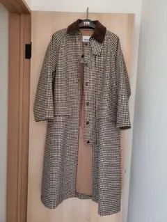 Barbour バブアー BURGHLEY ガンクラブチェックロングコート - メルカリ
