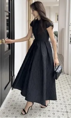 LE'RURE Prism lace A-line dress ロングドレス - メルカリ