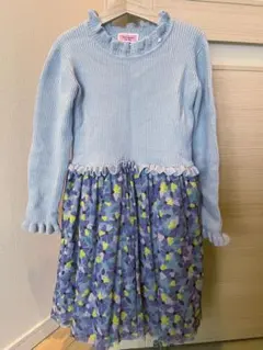 値下げ！ケイトスペードチルドレン　キッズ　ニットワンピース　130cm