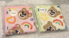 新品　FEILER ハンカチタオル 2枚セット　ハッピーポップニナニコ